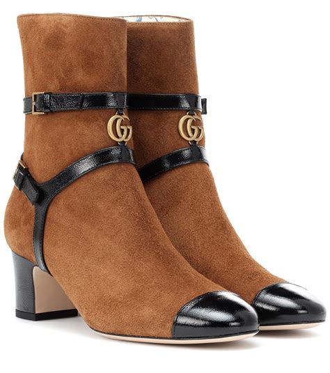 georgina gucci brown boots|gucci ankle boots on sale.